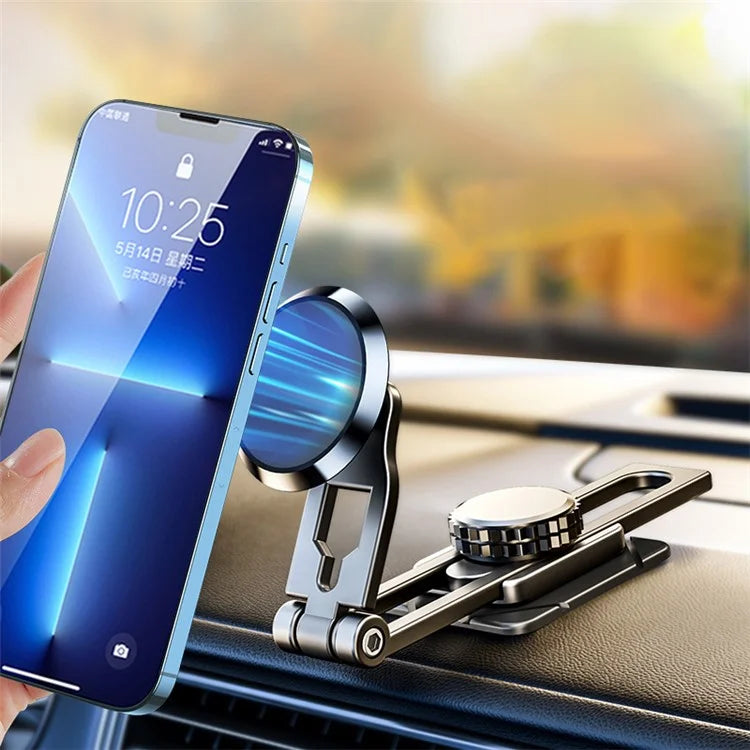D31 Foldable Magnetic Phone Holder Car Mount Stable Cell Phone Bracket