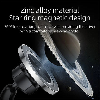 YESIDO C201 Adhesive Bottom Car Mount Phone Bracket Magnetic Holder Compatible with MagSafe