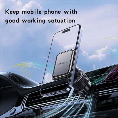 YESIDO C245 Hook Type Magnetic Mobile Phone Holder Bracket for Car Air Outlet