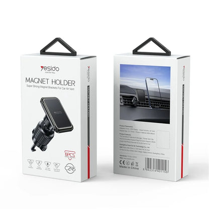 YESIDO C245 Hook Type Magnetic Mobile Phone Holder Bracket for Car Air Outlet