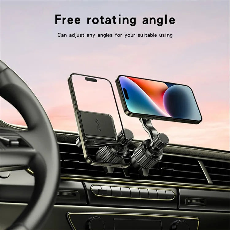 YESIDO C244 Car Air Vent Phone Mount Rotation Magnetic Absorption Cellphone Holder Bracket