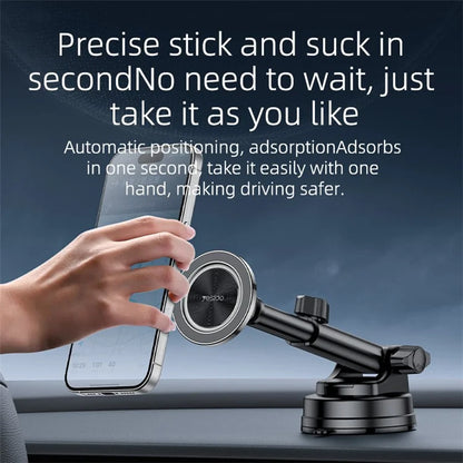 YESIDO C179 Suction Cup Bottom Car Strong Magnetic Mount Zinc Alloy Cell Phone Holder Bracket