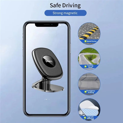 JMARY MH-83 Rotation Car Mount Cell Phone Bracket Magnetic Holder for Convenient GPS