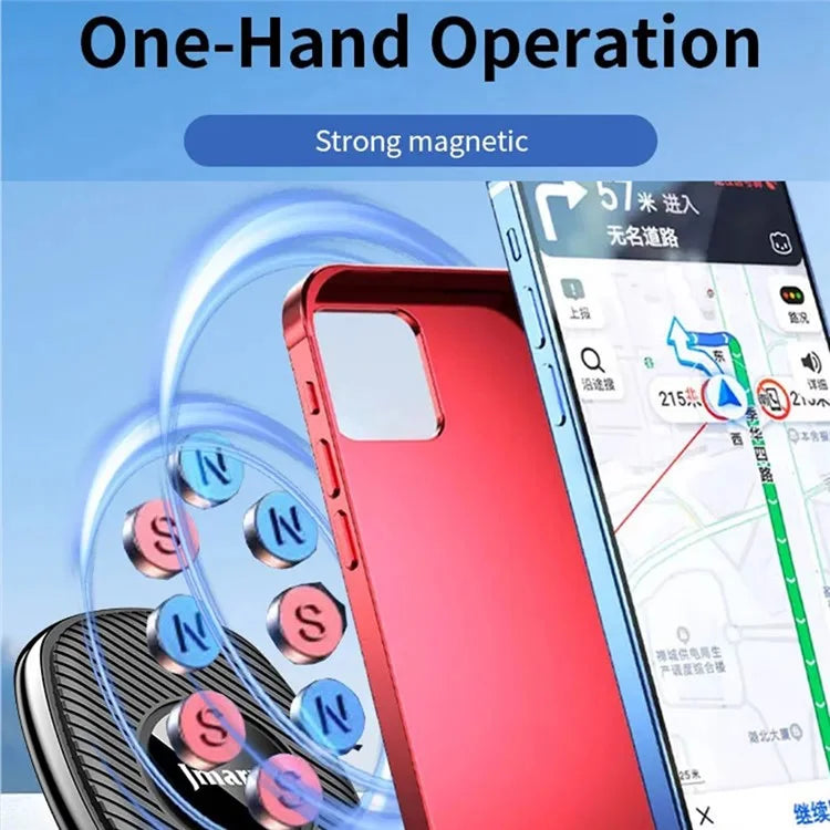 JMARY MH-83 Rotation Car Mount Cell Phone Bracket Magnetic Holder for Convenient GPS