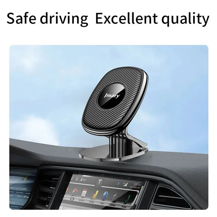 JMARY MH-83 Rotation Car Mount Cell Phone Bracket Magnetic Holder for Convenient GPS