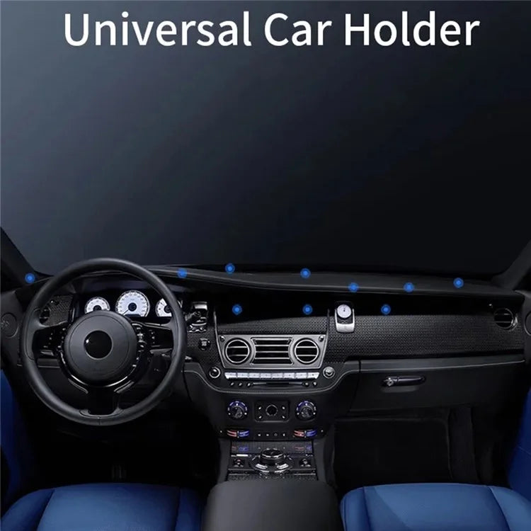 JMARY MH-82 Car Dashboard Mount Magnetic Phone Holder Zinc Alloy Foldable Cellphone Stand