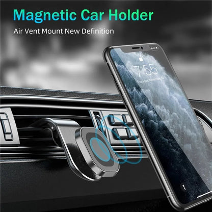 JMARY MH-72 Magnetic Car Air Vent Phone Holder 360 Degrees Rotatable Cellphone Bracket