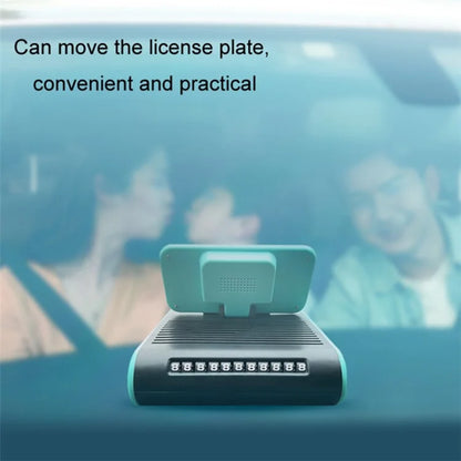Car Phone Holder 4-in-1 Car Aromatherapy Vehicle Radiator Temporary Parking Number Sign