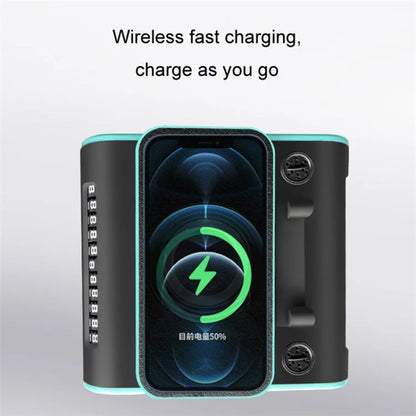 Car Phone Holder 4-in-1 Car Aromatherapy Vehicle Radiator Temporary Parking Number Sign