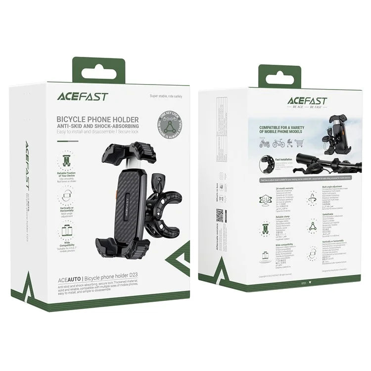 ACEFAST D23 Bike Phone Holder Anti-skid Bicycle Handlebar Mount Cellphone Bracket