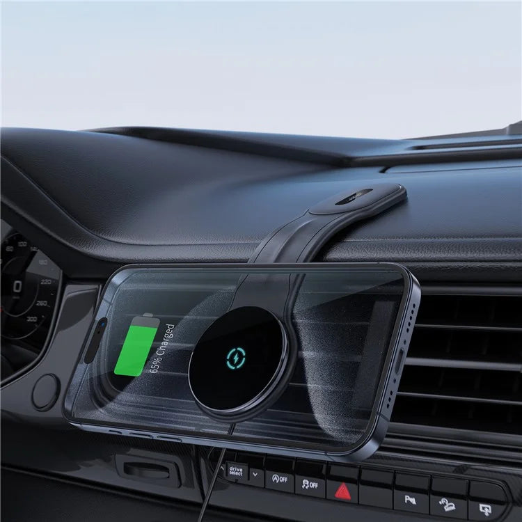 ACEFAST D21 Magic Tape Car Mount Holder Magnetic Wireless Charger Phone Bracket