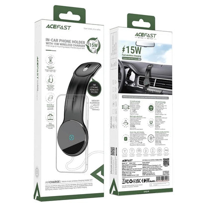 ACEFAST D21 Magic Tape Car Mount Holder Magnetic Wireless Charger Phone Bracket