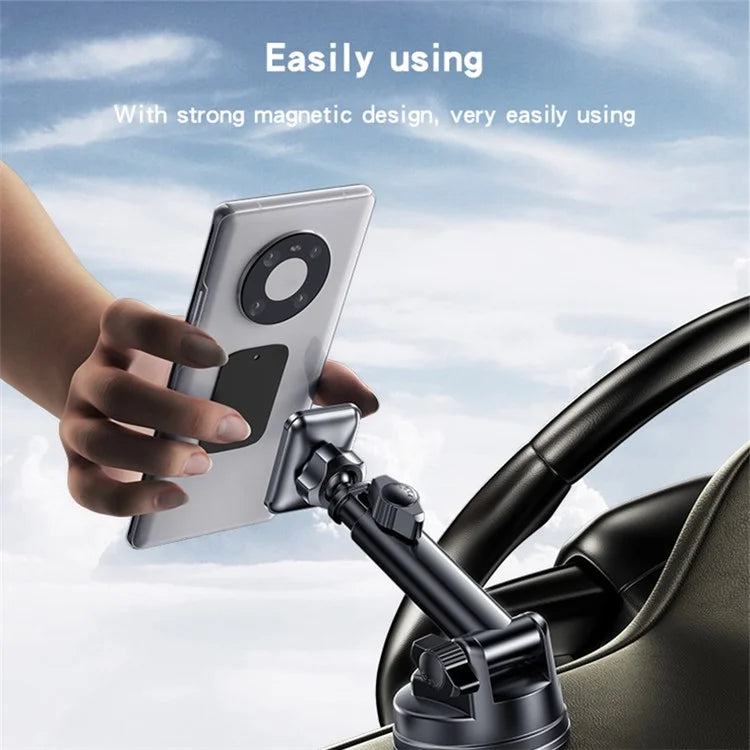 YESIDO C263 Car Suction Cup Base Mount Magnetic Mobile Phone Holder Bracket