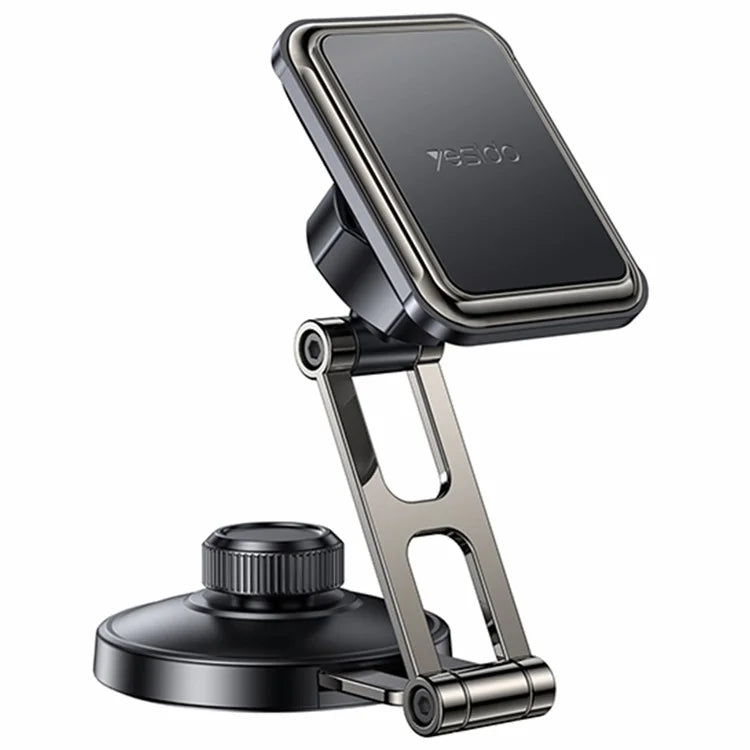 YESIDO C264 Dual Shaft Car Dashboard Monitor Mount Magnetic Phone Holder Adjustable Cellphone Stand