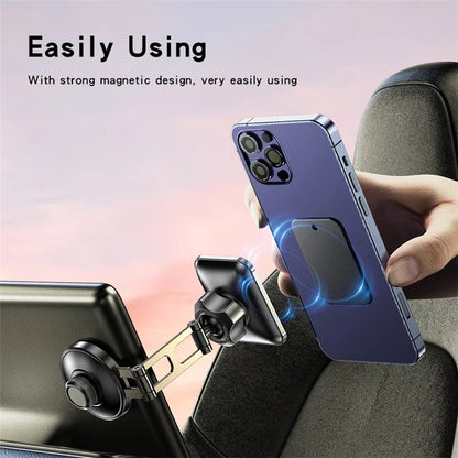 YESIDO C264 Dual Shaft Car Dashboard Monitor Mount Magnetic Phone Holder Adjustable Cellphone Stand