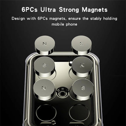 YESIDO C264 Dual Shaft Car Dashboard Monitor Mount Magnetic Phone Holder Adjustable Cellphone Stand