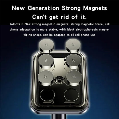 YESIDO C204 Self-Adhesive Bottom Car Dashboard Mount Phone Holder Bracket Magnetic Phone Stand