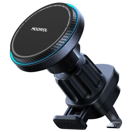 JOYROOM ZS387 15W Magnetic Wireless Charger Air Outlet Hook Car Phone Holder