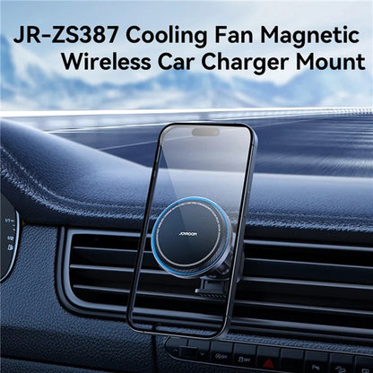 JOYROOM ZS387 15W Magnetic Wireless Charger Air Outlet Hook Car Phone Holder