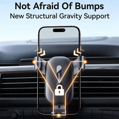 JOYROOM ZS392 Gravity Sensing Phone Clamp Cellphone Holder Car Air Vent Mount Bracket
