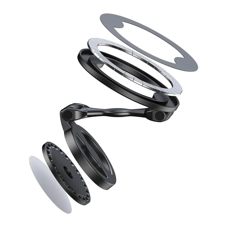 Folding Magnetic Car Mount 360 Degree Rotation Alloy Phone Holder