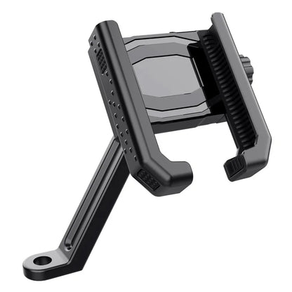 QX-24 ABS Motorcycle Phone Mount Holder Bracket (Installation On Rearview Mirror)
