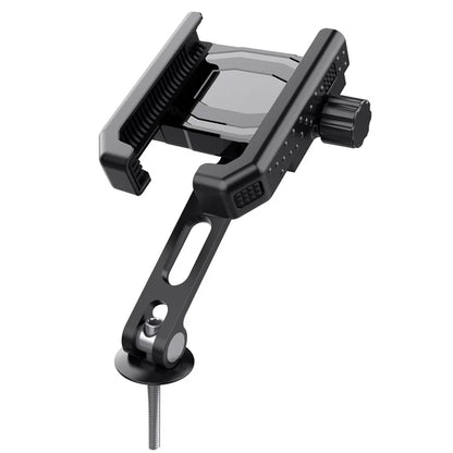 QX-24 Bike Stem Phone Holder Bicycle Stem Mount Aluminum Alloy+ABS Mobile Phone Bracket