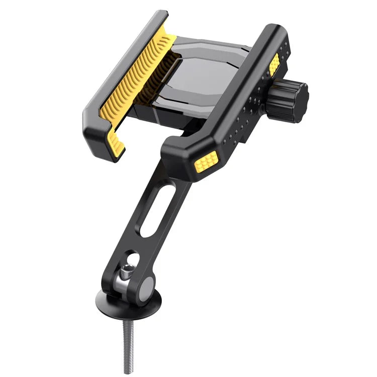 QX-24 Bike Stem Phone Holder Bicycle Stem Mount Aluminum Alloy+ABS Mobile Phone Bracket