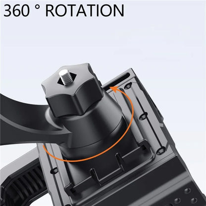 QX-24 Bike Stem Phone Holder Bicycle Stem Mount Aluminum Alloy+ABS Mobile Phone Bracket