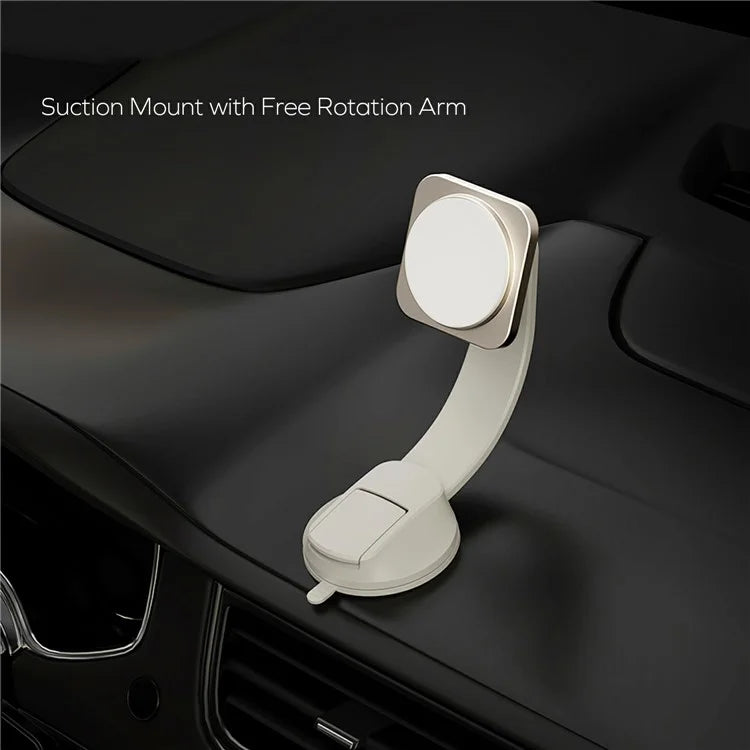 MOMAX Q2. Mag Mount 15W Magnetic Car Mount with 2 Install Base 360 Degree Rotation Phone Holder
