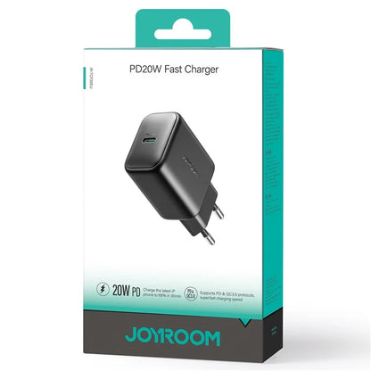 JOYROOM JR-TCF20 EU Plug PD 20W Fast Charger Type-C Charger Adapter