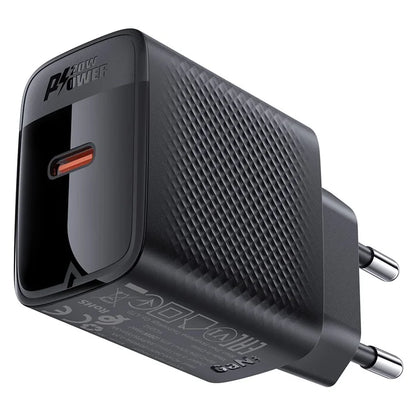 ACEFAST A82 PD 20W GaN Power Adapter Single USB-C Phone Charger