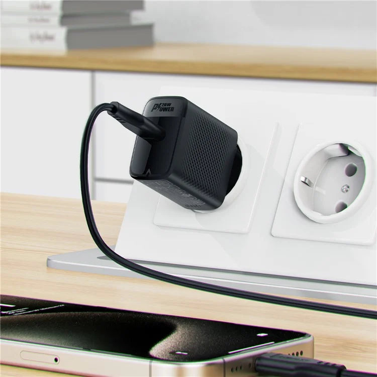 ACEFAST A82 PD 20W GaN Power Adapter Single USB-C Phone Charger