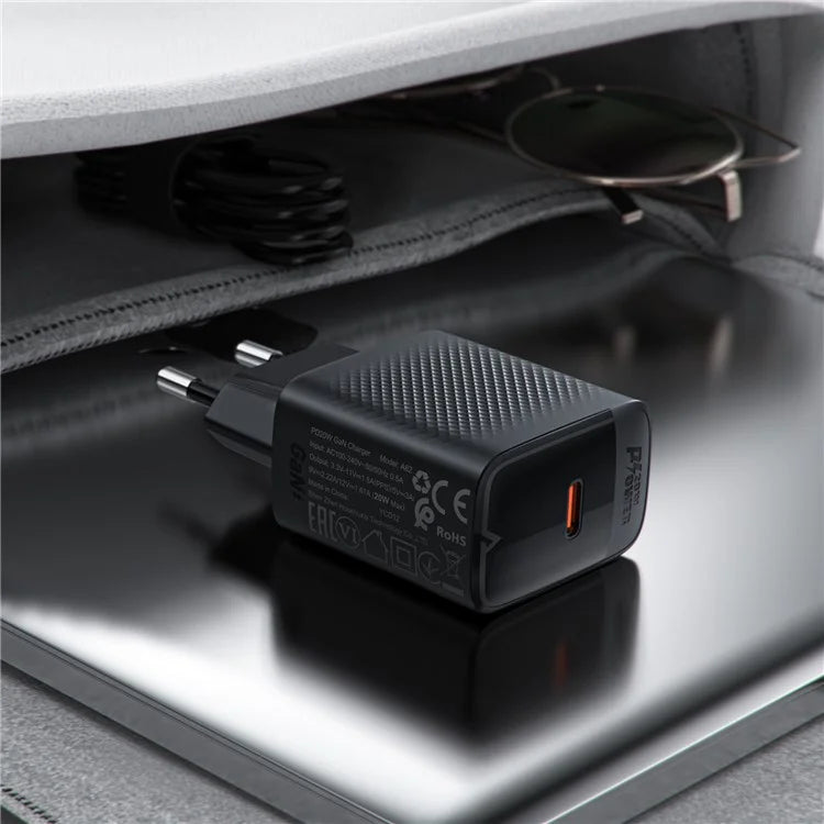 ACEFAST A82 PD 20W GaN Power Adapter Single USB-C Phone Charger