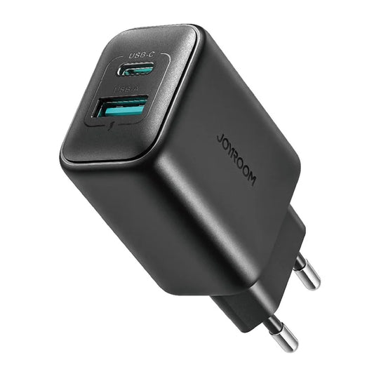 JOYROOM JJR-TCF23 25W Charger USB-C+USB-A Dual Port Fast Charging Adapter, EU Plug