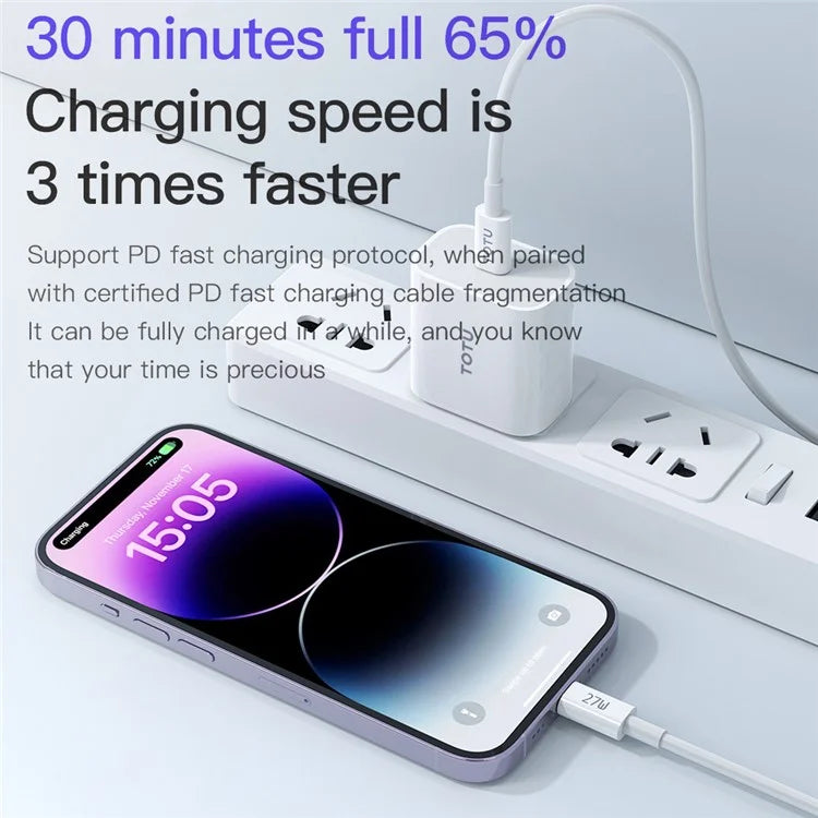TOTU HC-1 20W Fast Charging Power Adapter Type-C Portable Wall Charger