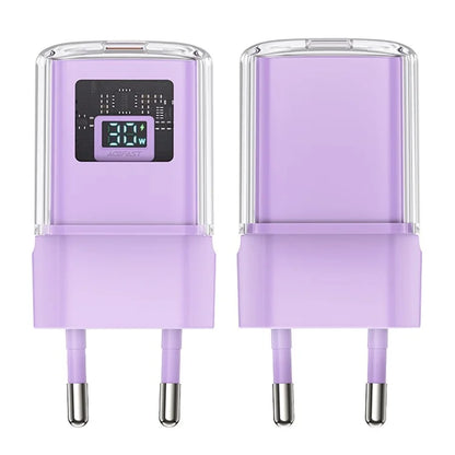 ACEFAST A5 Crystal Series PD 30W GaN Wall Charger Type-C Phone Fast Charge Adapter