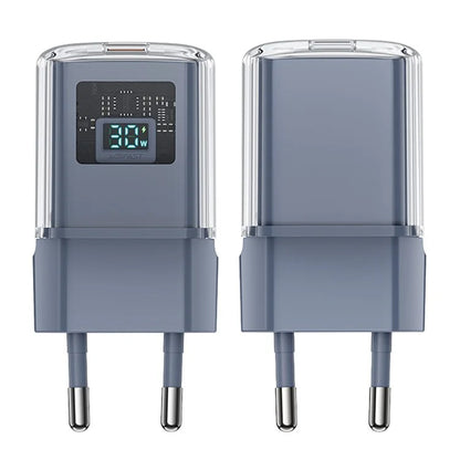 ACEFAST A5 Crystal Series PD 30W GaN Wall Charger Type-C Phone Fast Charge Adapter