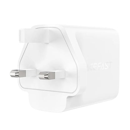 ACEFAST A44 PD 65W Wall Charger 2 Type-C + 1 USB-A GaN Phone Charging Adapter, UK Plug