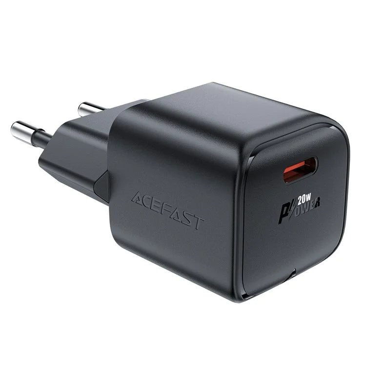 ACEFAST A73 Mini PD 20W GaN Charger Type-C Port Phone Fast Charging Adapter, EU Plug