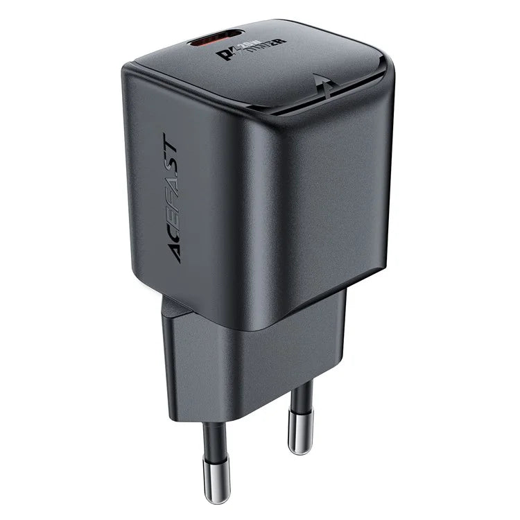 ACEFAST A73 Mini PD 20W GaN Charger Type-C Port Phone Fast Charging Adapter, EU Plug