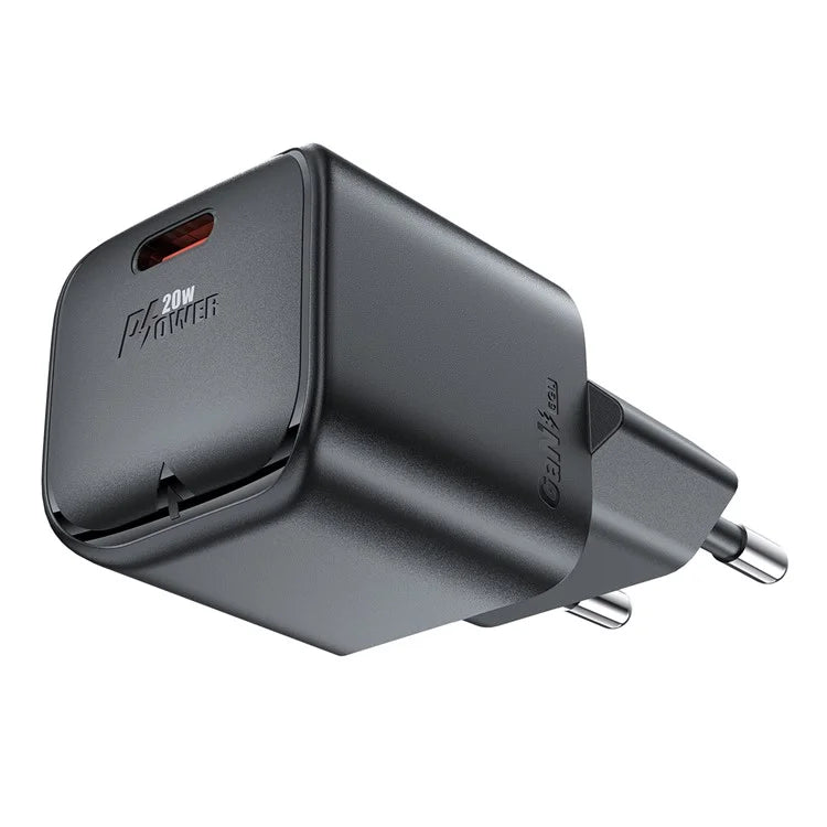 ACEFAST A73 Mini PD 20W GaN Charger Type-C Port Phone Fast Charging Adapter, EU Plug