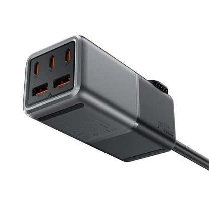 ACEFAST Z3 GaN Tech PD 75W 2 USB + 3 Type-C Ports Wall Charger Power Socket Charging Dock Station (UK Plug)