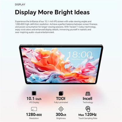 TECLAST P30T 4GB+128GB Android 14 WiFi Tablet 10.1-inch