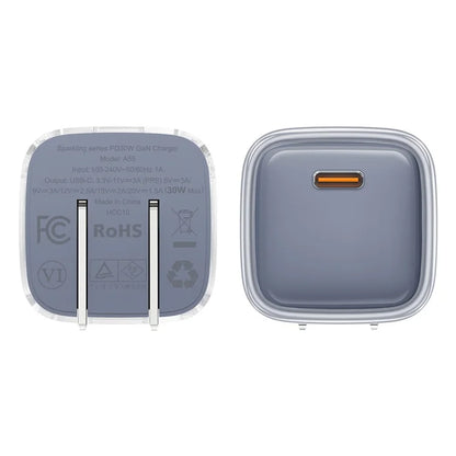 ACEFAST A55 GaN Power Adapter PD 30W USB-C Wall Charger Block