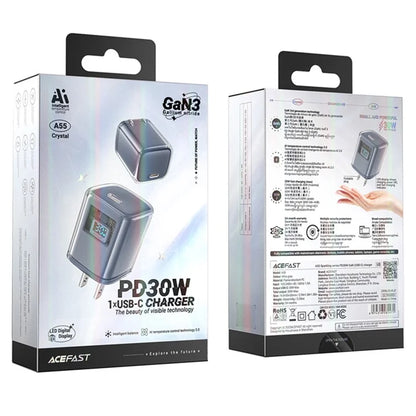ACEFAST A55 GaN Power Adapter PD 30W USB-C Wall Charger Block