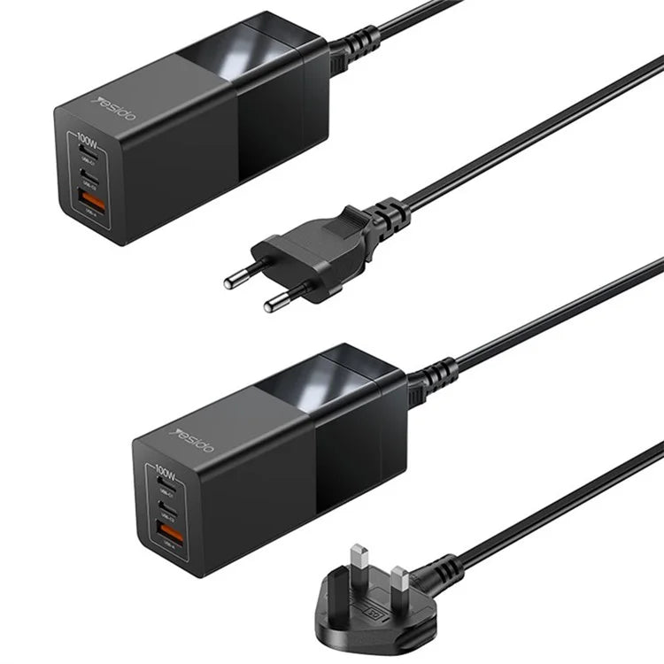 YESIDO YC77 GaN Desktop Charger USB+2 Type-C Charging Station