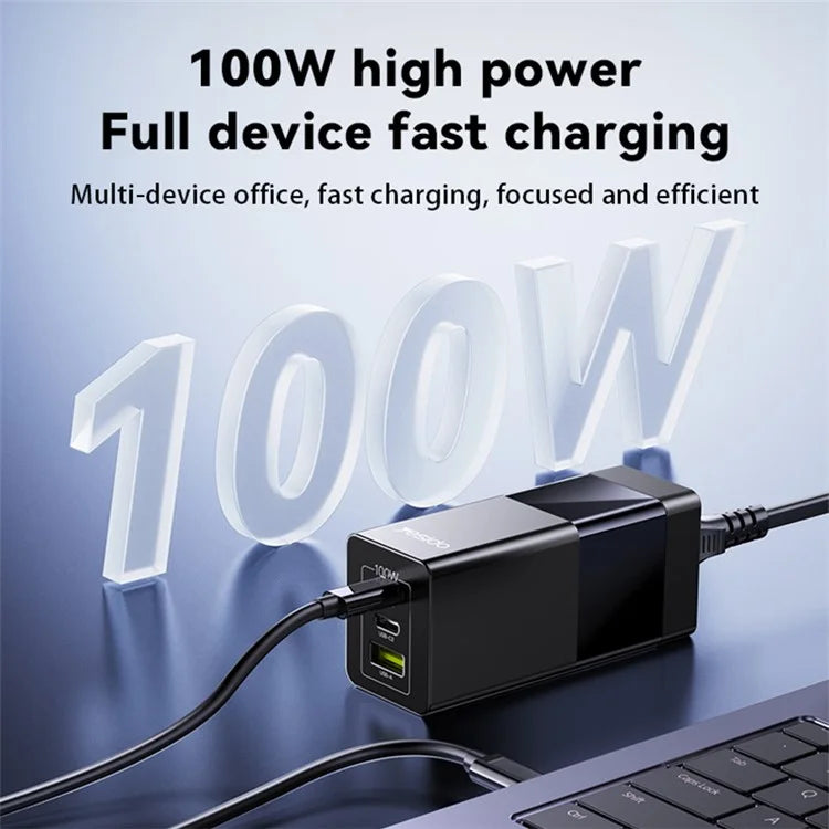 YESIDO YC77 GaN Desktop Charger USB+2 Type-C Charging Station