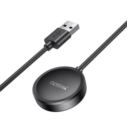 YESIDO CA161 For Samsung Galaxy Watch 5 40mm Universal Smart Watch Wireless Charger with 1m USB Cable