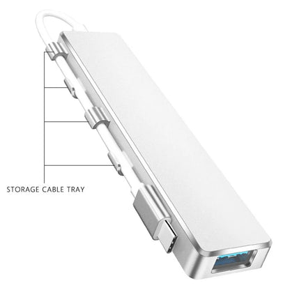 ADS-301C Type-C Hub USB Ports Expander to USB-C+USB 3.0+3xUSB 2.0